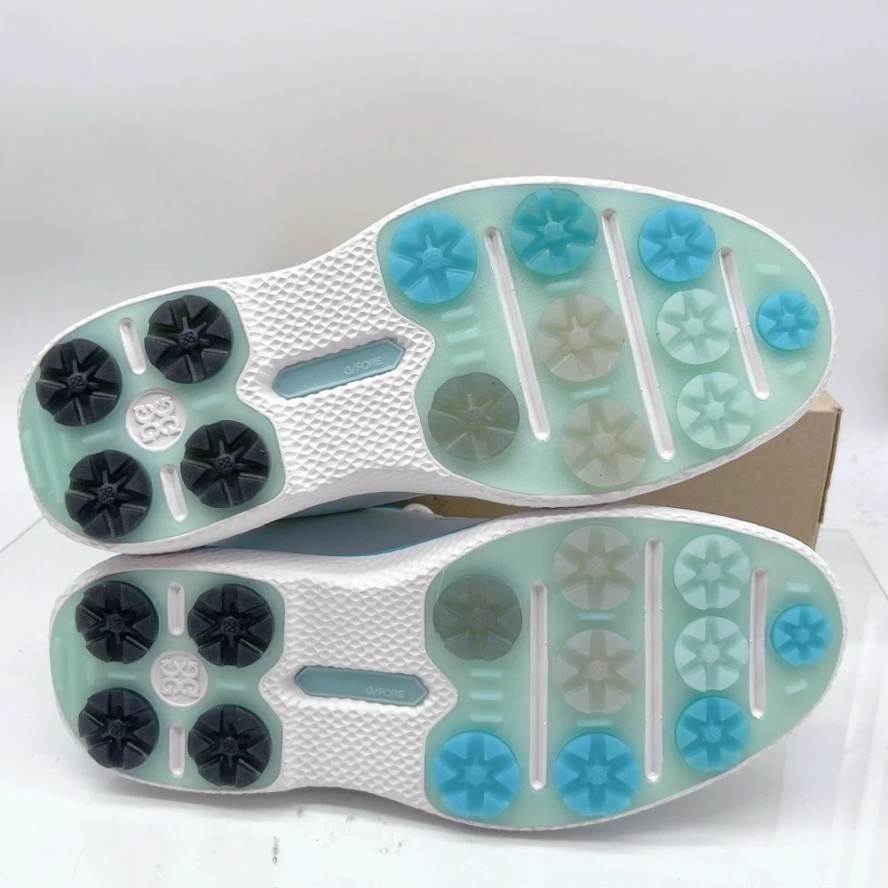 G/Fore Gallivan2R ⛳️ Golf Split Toe Shoe White Blue Men's US 9 (GMF000108)